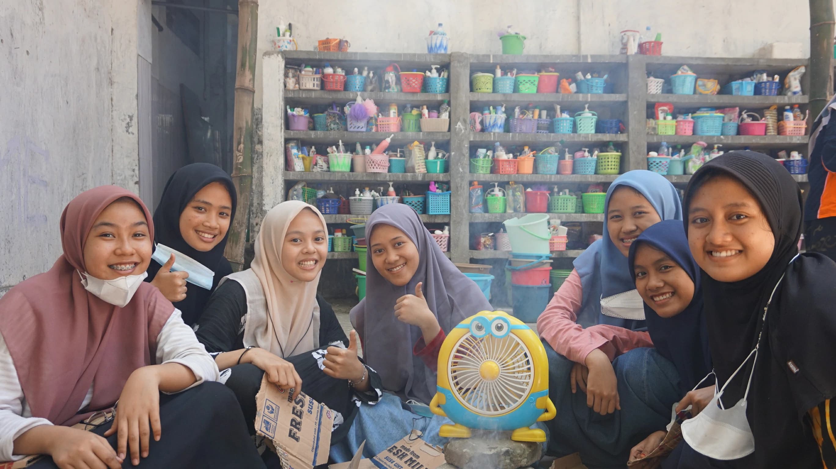 Suasana belajar pagi